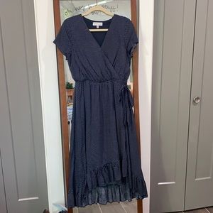 Piper & Scoot Faux Wrap Dress